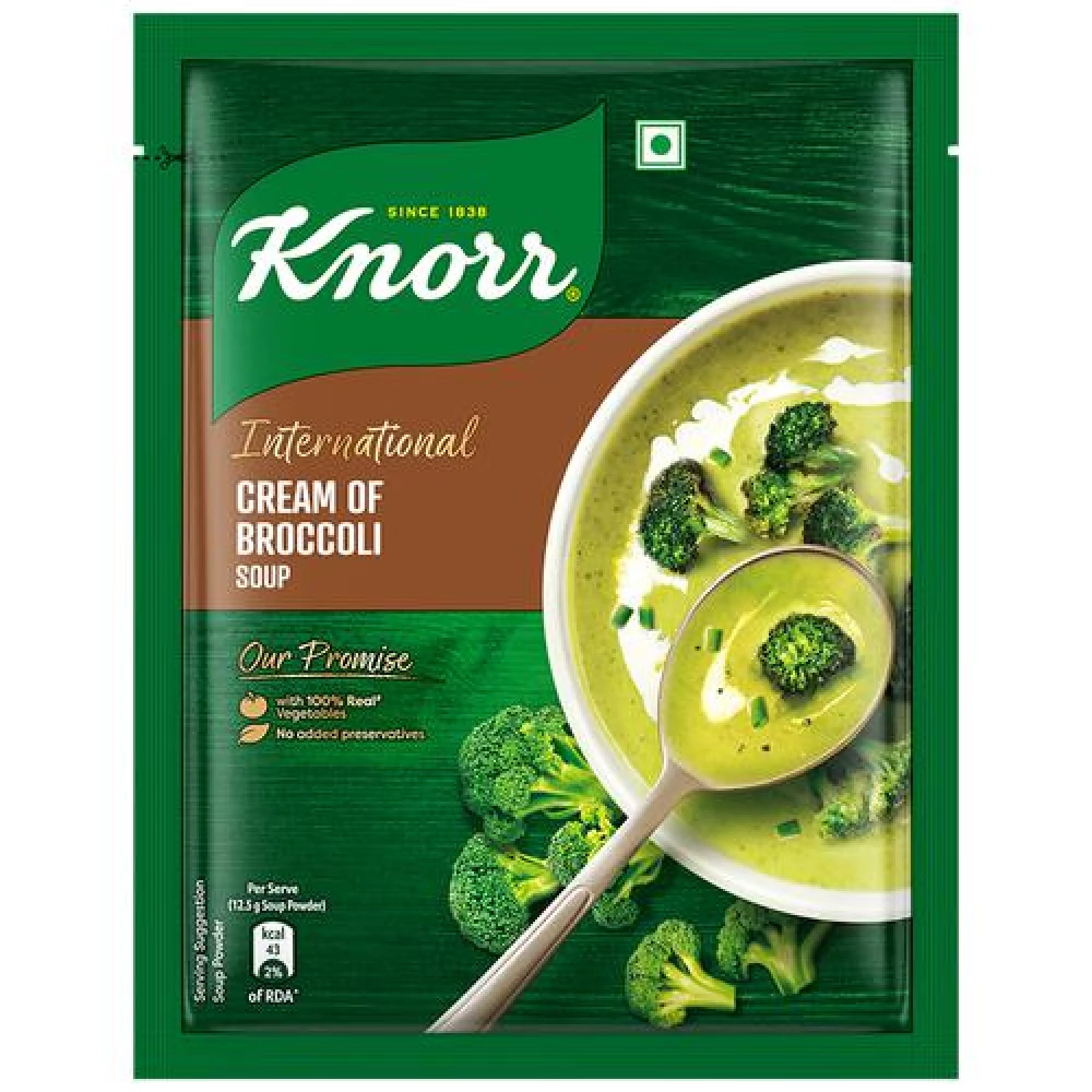 Knorr International Cream Of Broccoli Soup - With Real Vegetables, 50 g-1.webp